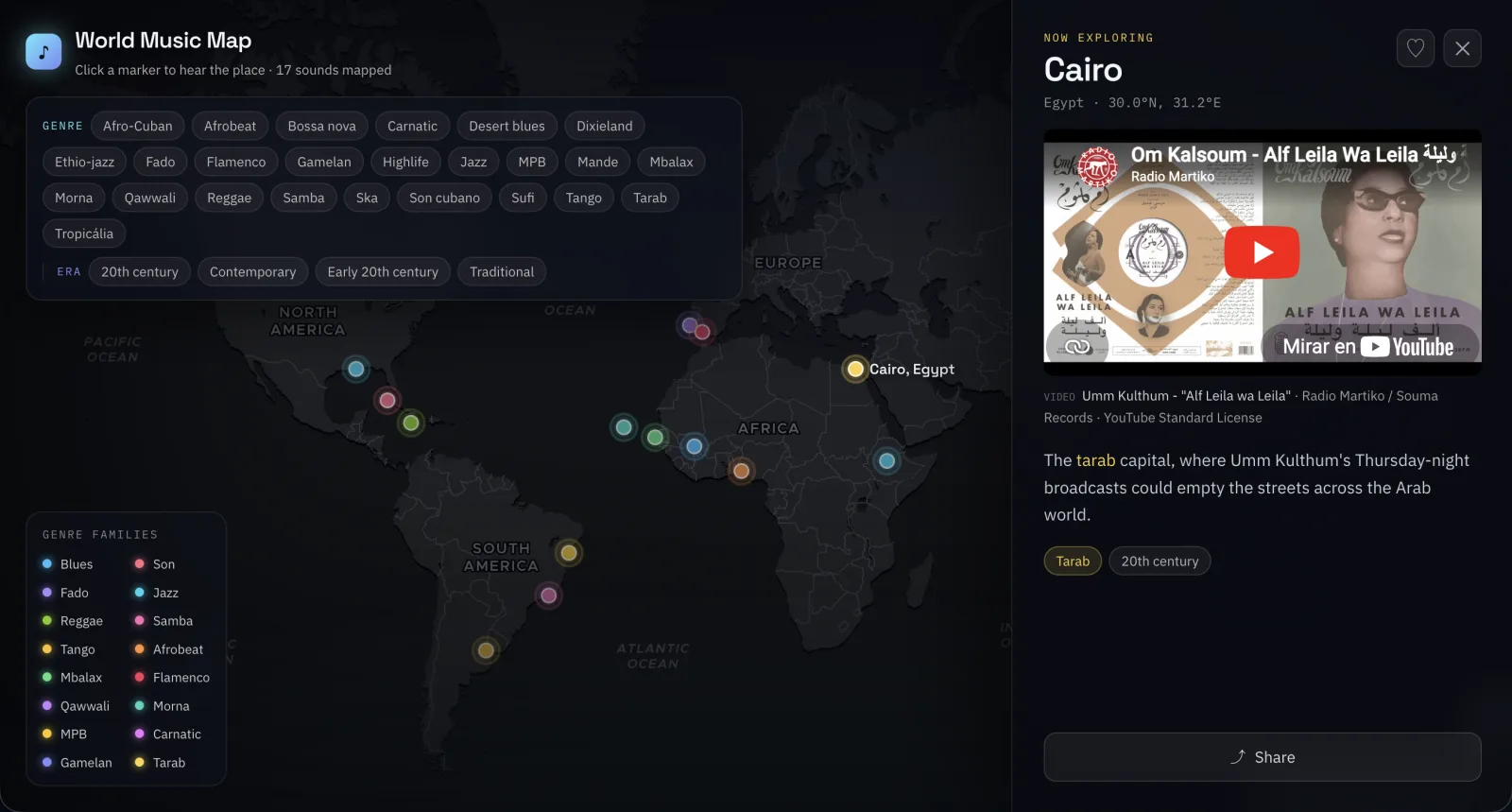 World Music Map screenshot 1